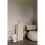 Nuura Blossi Mini ladattava pöytävalaisin, Nordic gold - kirkas, sisustuskuva