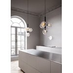 Nuura Suspension Miira 4, gris pierre - transparent