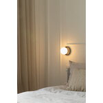 Nuura Liila 1 wall/ceiling lamp, small, black - opal, decoration image