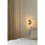 Nuura Liila 1 wall/ceiling lamp, small, black - optic clear, decoration image