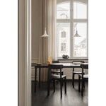 Nuura Petalii 1 pendant, small, white - polished brass