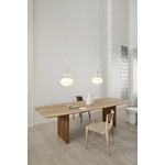 Nuura Rizzatto 32 pendant, brass - opal white