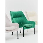 HAY O2 lounge chair, black - lift green, decoration image