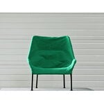 HAY O2 lounge chair, black - lift green, decoration image