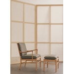 Carl Hansen & Søn OW149 Colonial Stuhl, geölte Eiche - Terra Leder Jade, dekorationsbild