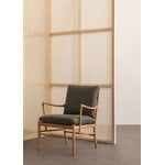 Carl Hansen & Søn OW149 Colonial Stuhl, geölte Eiche - Terra Leder Jade, dekorationsbild