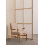 Carl Hansen & Søn OW149 Colonial Stuhl, geölte Eiche - Terra Leder Lime, dekorationsbild