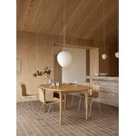 Carl Hansen & Søn MT221-D170 Tulip pendant, 17 cm, brass - opal white, decoration image