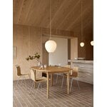 Carl Hansen & Søn MT221-D170 Tulip pendant, 17 cm, brass - opal white, decoration image