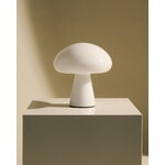 GUBI Obello portable table lamp, pearl white, decoration image