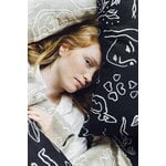 Saana ja Olli Onnenmaa tyynynpäällinen, 60 x 80 cm, musta - valkoinen