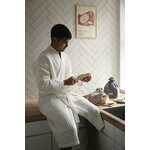 The Organic Company Big Waffle bathrobe, natural white