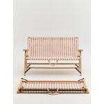 HAY Outdoor Market sofá plegable, beige - raya roja, imagen de decoración