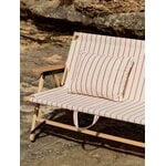 HAY Outdoor Market cushion, beige - red stripe, decoration image