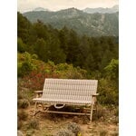HAY Outdoor Market sofa cushion, beige - red stripe, decoration image
