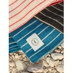 HAY Outdoor Market throw, beige - red, decoration image
