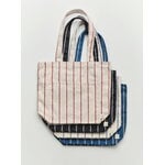 HAY Outdoor Market tote bag, beige - striscia rossa, immagine decorativa