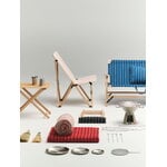 HAY Outdoor Market throw, beige - red, decoration image