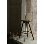 Brdr. Krüger Pauline Comfort bar stool, 75 cm, fumed oak - Moss cream, decoration image