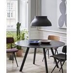 HAY CPH25 2.0 table, 140 cm, black laminate - black linoleum