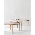 Nikari Periferia round coffee table, 70 cm, ash