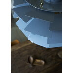 Louis Poulsen PH Artischocke, 480 mm, staubblau - Messing, dekorationsbild