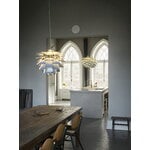 Louis Poulsen PH Artischocke, 480 mm, staubblau - Messing, dekorationsbild