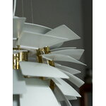 Louis Poulsen PH Artischocke, 480 mm, staubig grün - Messing, dekorationsbild
