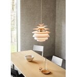 Louis Poulsen PH Snowball pendant, Anniversary Edition, matt white - pale rose