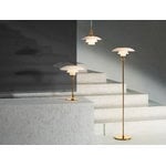 Louis Poulsen PH 3 1/2 - 2 1/2 floor lamp, metallised brass