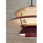 Louis Poulsen PH 5 Monochrome pendant, burgundy