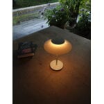 Louis Poulsen PH 80 portable table lamp, opal white - high lustre chrome plated, decoration image