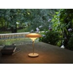Louis Poulsen PH 80 portable table lamp, opal white - high lustre chrome plated, decoration image