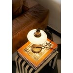 Louis Poulsen PH 2/2 Luna table lamp, aged brass - opal white, decoration image