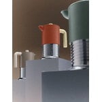 Alessi Vite - caffettiera espresso a induzione, 3 tazze, marrone - crema, immagine decorativa