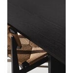 GUBI Private matbord, 260 x 100 cm, svart / brunbetsad ask