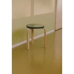 Artek Aalto stool 60, anniversary edition, forest green - birch