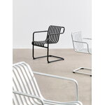HAY Palissade Cantilever armchair, hot galvanized, decoration image