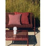 HAY Terrazza cushion, 60 x 60 cm, terracotta narrow stripe, decoration image