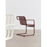 HAY Palissade Cantilever dining armchair, iron red, decoration image