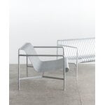 HAY Palissade lounge chair, low, hot galvanised, decoration image