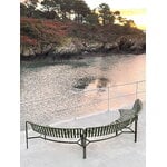 HAY Palissade Park dining bench, in-in, set of 2, anthracite