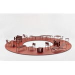 HAY Palissade Cone table, 70 cm, iron red