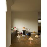 Louis Poulsen Panthella 250 Portable table lamp, opal beige - chrome, decoration image