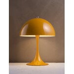 Louis Poulsen Panthella 160 Portable Metal V2 table lamp, orange