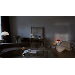 Louis Poulsen Panthella The Originals 160 Portable V3 table lamp, opal brown - chrome, decoration image