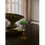 Louis Poulsen Panthella The Originals 160 Portable V3 table lamp, opal green - chrome, decoration image