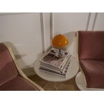 Louis Poulsen Panthella The Originals 160 Portable V3 table lamp, opal orange - chrome, decoration image