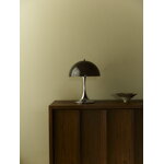 Louis Poulsen Panthella The Originals 250 Portable table lamp, opal brown - chrome, decoration image