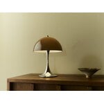 Louis Poulsen Panthella The Originals 250 Portable table lamp, opal brown - chrome, decoration image